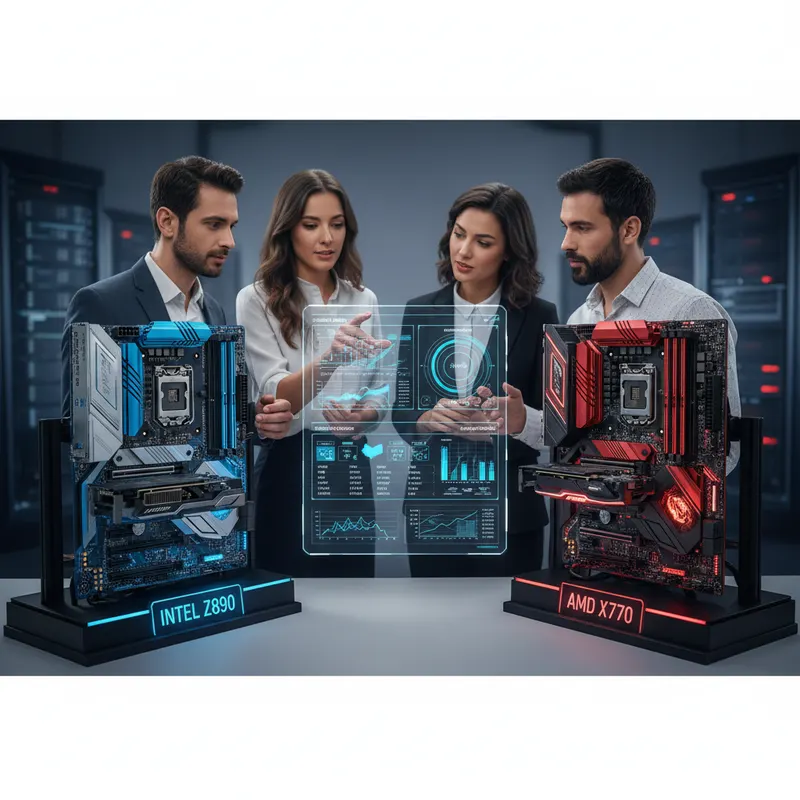 Comparatif Cartes Mères Intel Z890 vs AMD X770 2026 : Quelle - exemple configuration