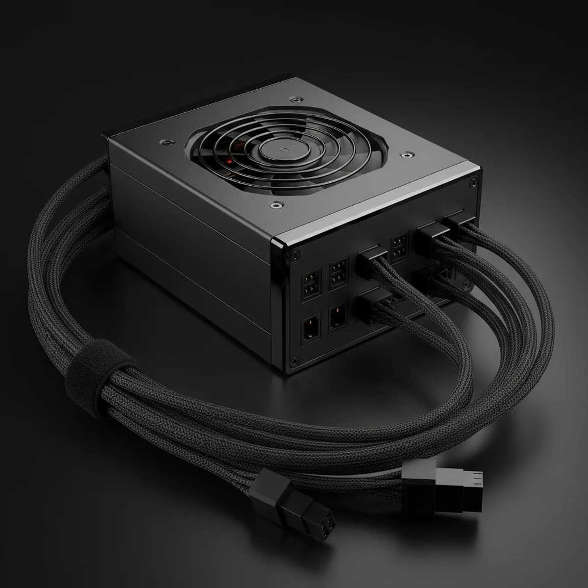 Alimentation Corsair RM1000x 2026 ATX 3.1 modulaire 1000W 80 Plus Gold avec câbles noirs