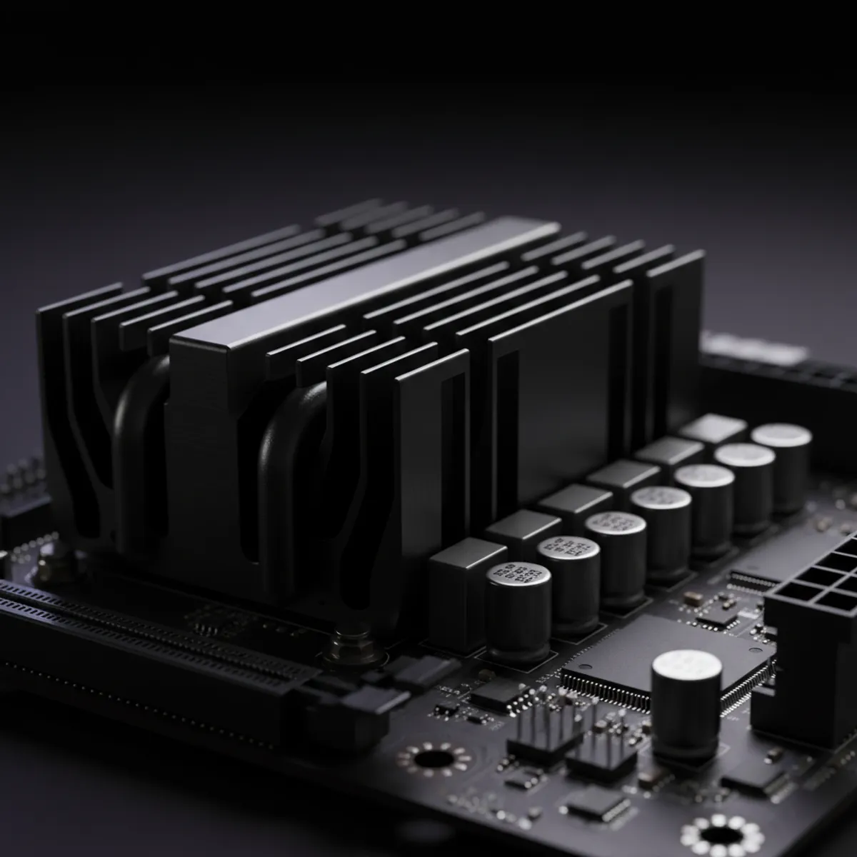 VRM alimentation carte mère MSI MAG X870 Tomahawk WiFi phases puissance refroidissement heatsink