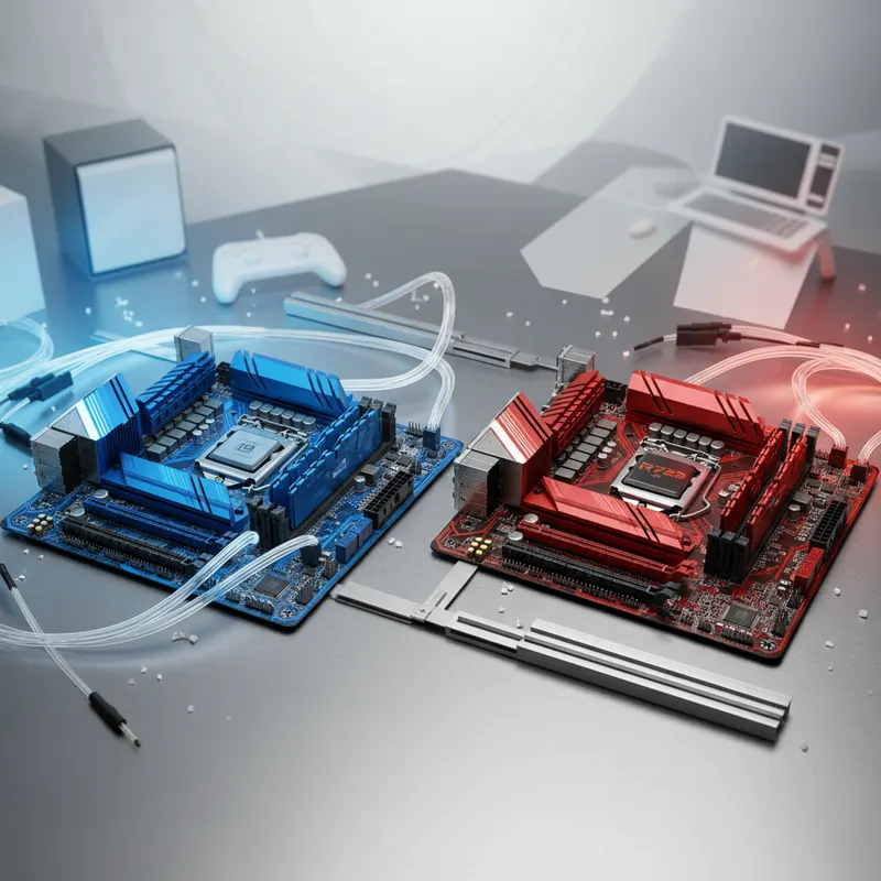 Comparatif Cartes Mères Intel Z890 vs AMD X770 2026 : Quelle est la Meilleure Plateforme Gaming et Productivité