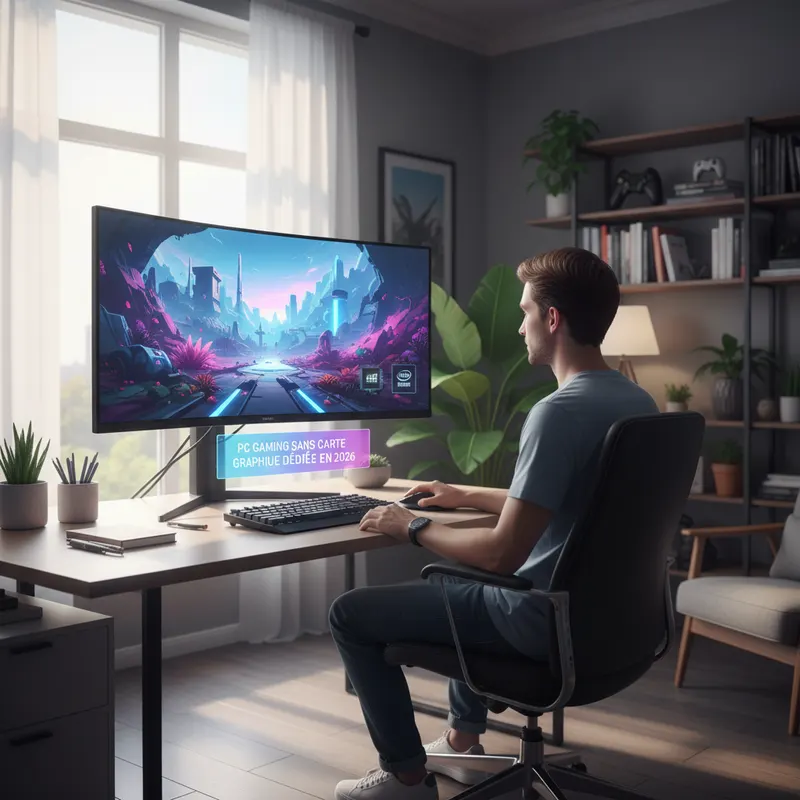 PC Gaming Sans Carte Graphique Dédiée en 2026 : Performances