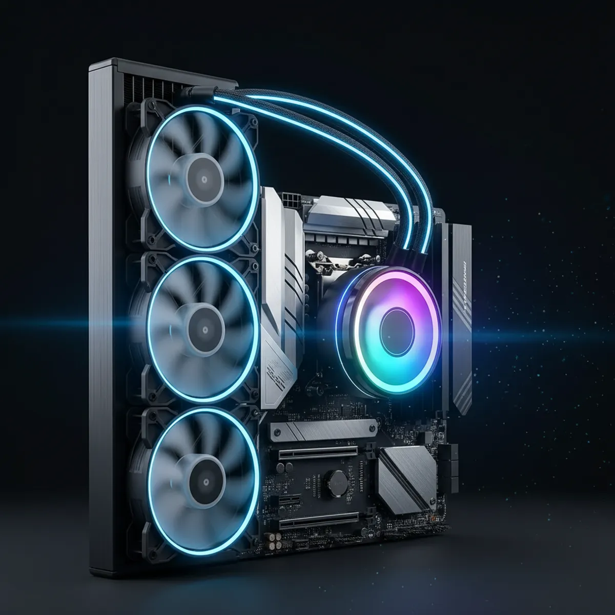 Comparatif refroidissement PC AIO watercooling ventirad tests thermiques acoustiques